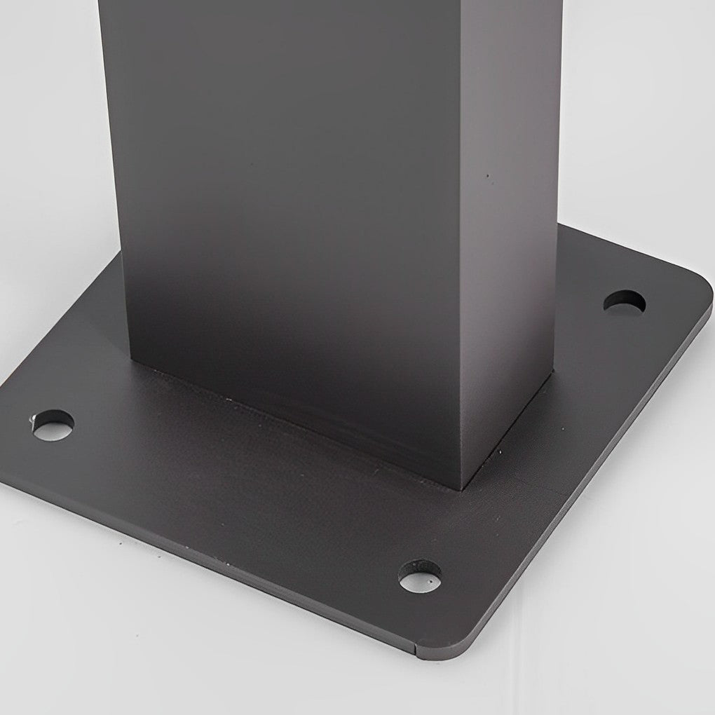 Aluminum Waterproof LED Black Contemporary Exterior Light Pathway Lighting, Outdoor Wall Light, detail 4