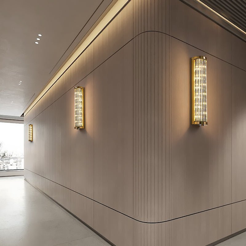 Luma Column Wall Light, Hardwired Wall Sconce, detail 6