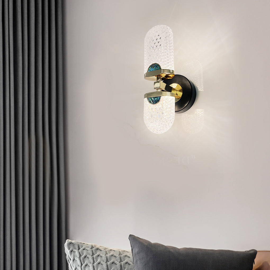 Creative LED Wall Fixtures with Three-Step Dimming - Up and Down Light Effect, Bedroom Wall Sconce, detail 3