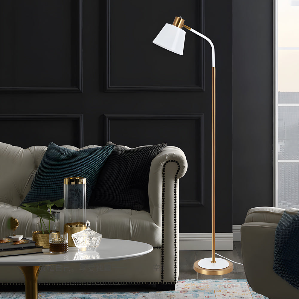 62-in Metal 1-Bulb Rotatable Reading Floor Light, Floor Lamp, detail 3
