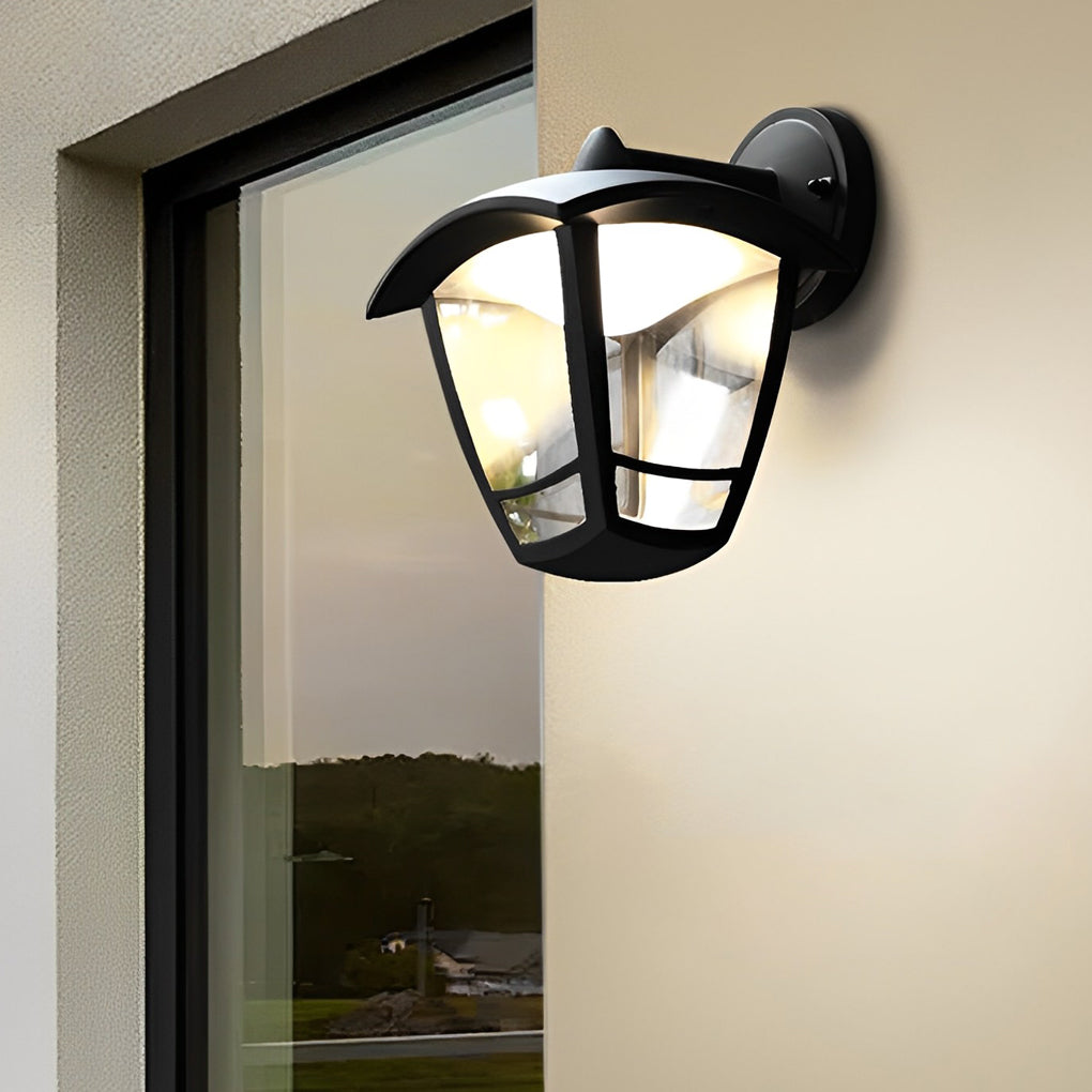 Retro Waterproof Black Vintage Exterior Wall Light Plug in Wall Light Lighting, Outdoor Wall Light, detail 2