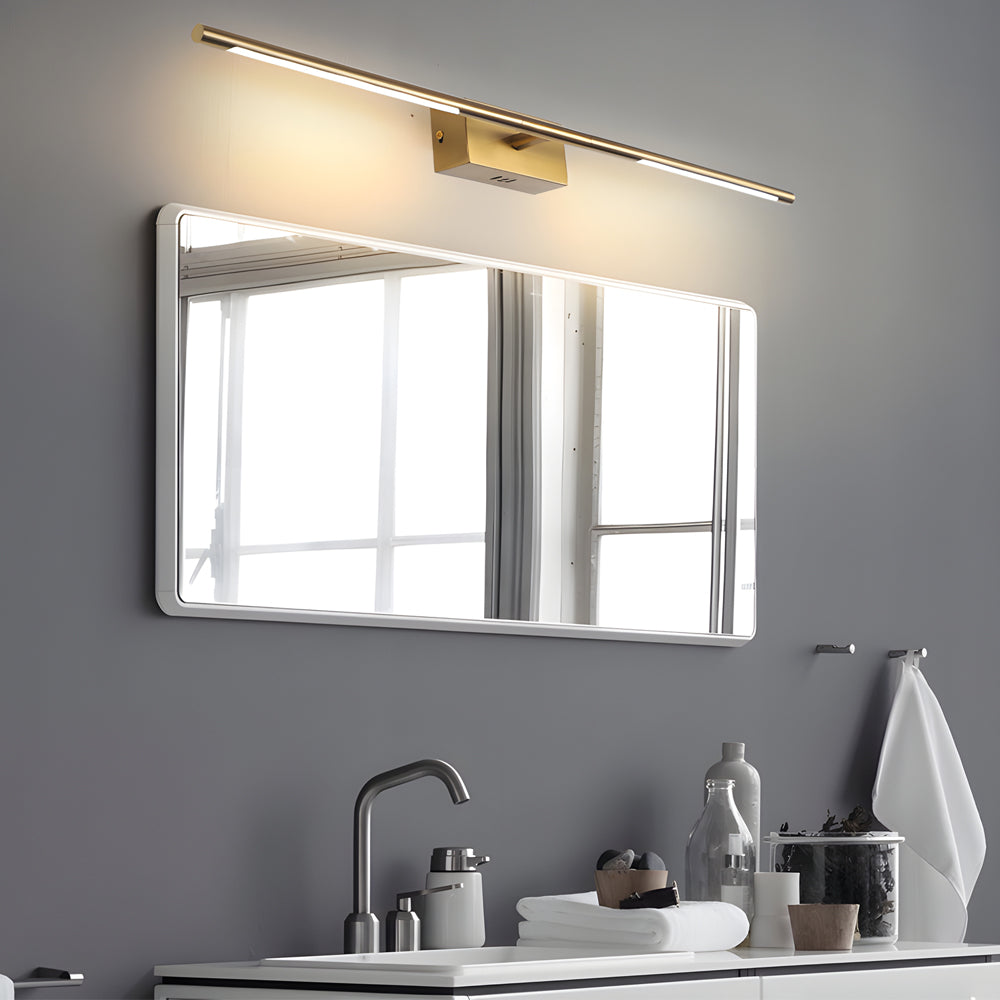 Contemporary Gold LED Bathroom Vanity Fixture - 23.6" & 39.4", Warm & White Light for Stylish Illumination, Bathroom Vanity Light, detail 4
