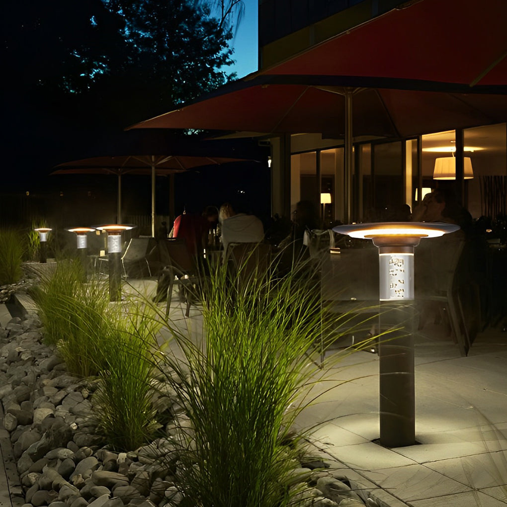 Circular Creative Bubble Design Waterproof LED Contemporary Solar Path Lights, Outdoor Wall Light, detail 5