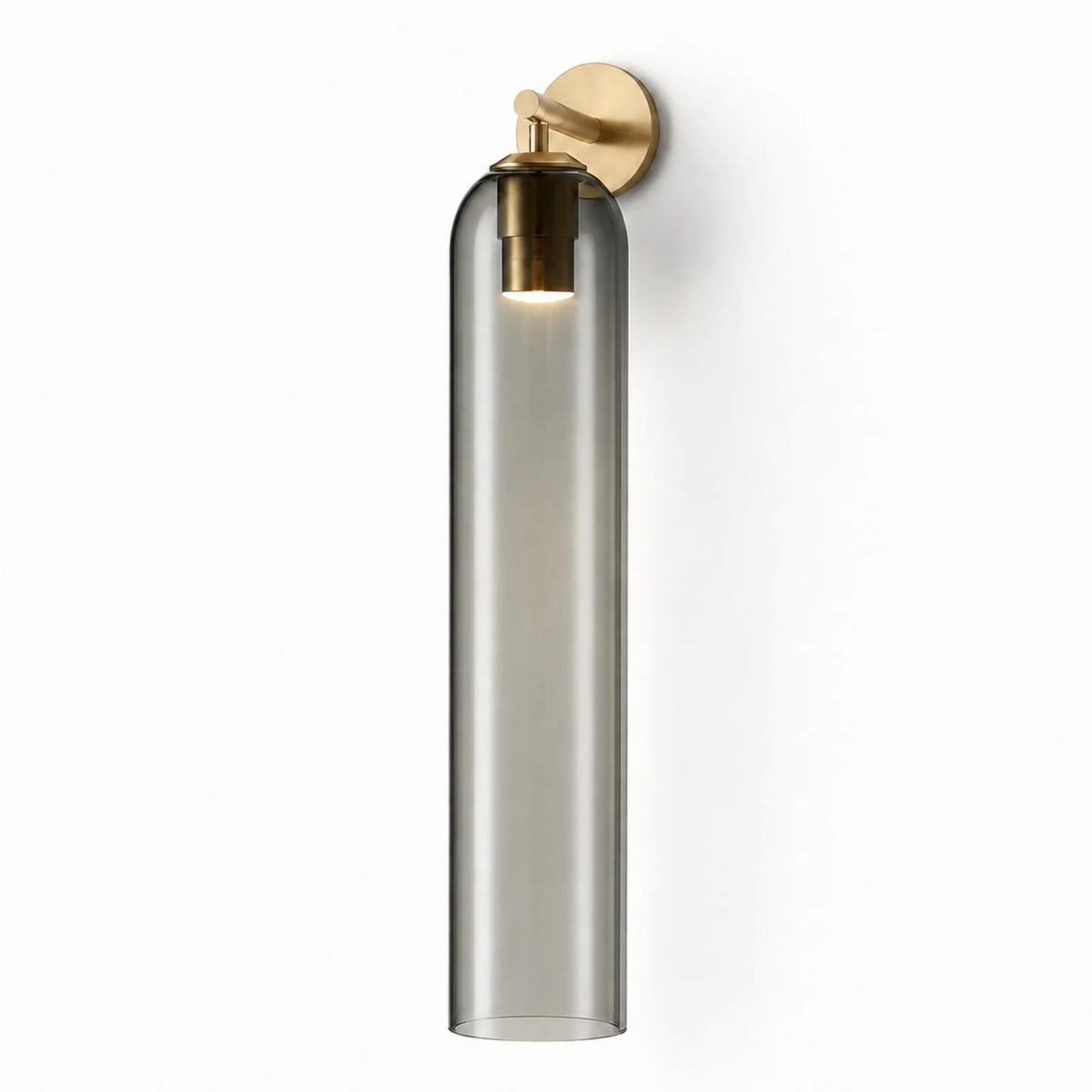 Cylindrical Art Glass Wall Light