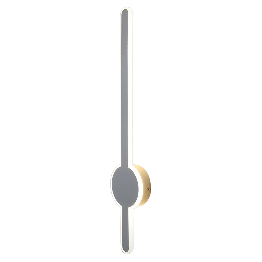Long Strip LED Contemporary Wall Light, Bedroom Wall Sconce, detail 10