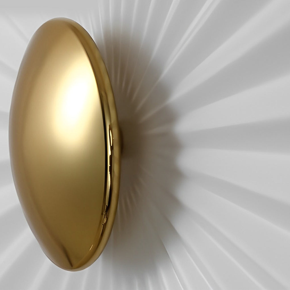 Lotus Leaf Circular Pleated LED Creative White Contemporary Wall Fixtures Fixture, Hardwired Wall Sconce, detail 7