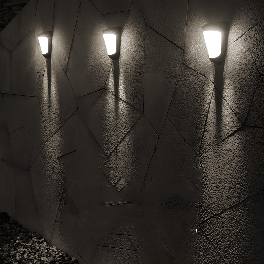 2PCS Exterior 10 LED Solar Fence Lights Waterproof, Outdoor Wall Light, detail 4