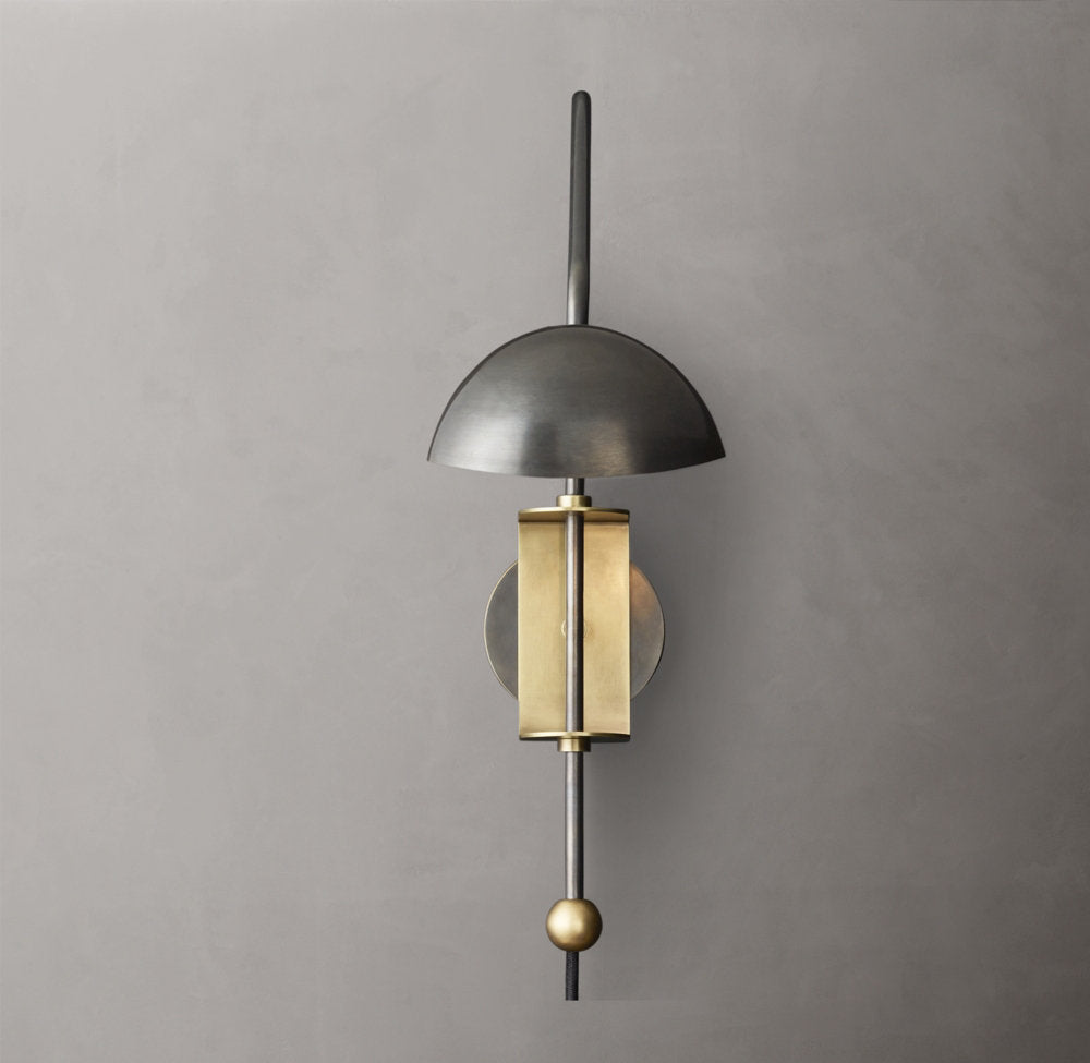 Convessi Swing-Arm Wall Light, Plug-In Wall Sconce, detail 10