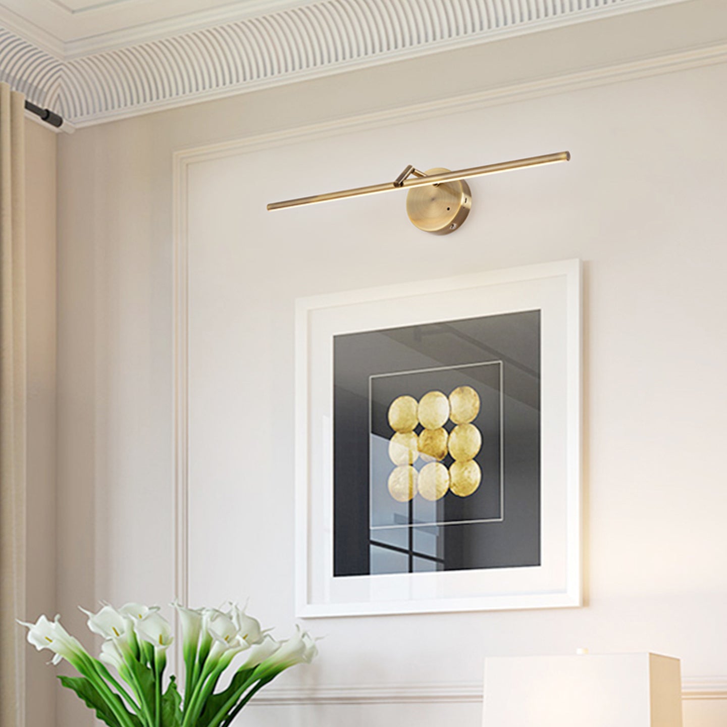 Galleria Slim Rechargeable Wall Light, Bathroom Wall Sconce, detail 2