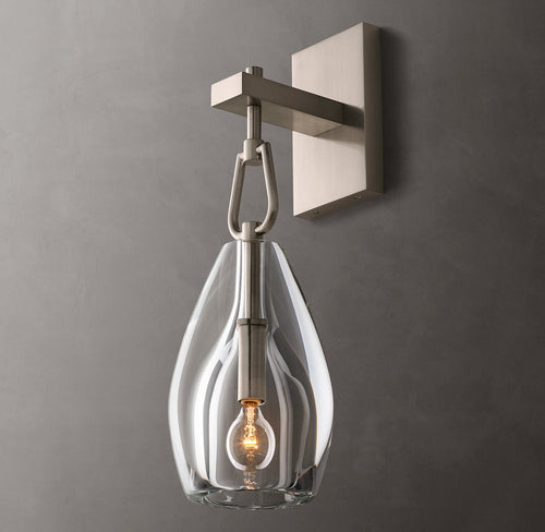 Botanist Flute Wall Light, Bedroom Wall Sconce, detail 2