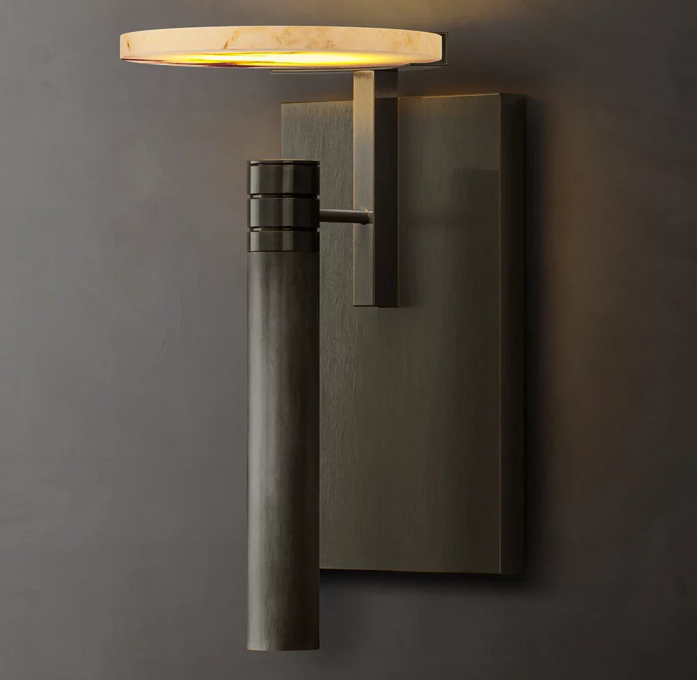 M└lange Disc Wall Light, Bathroom Wall Sconce, detail 5