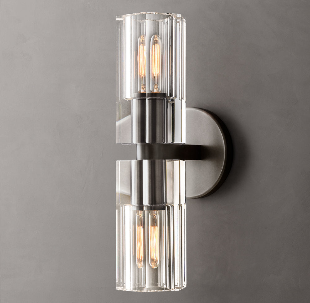 Arcachon Linear Wall Light, Bathroom Wall Sconce, detail 3