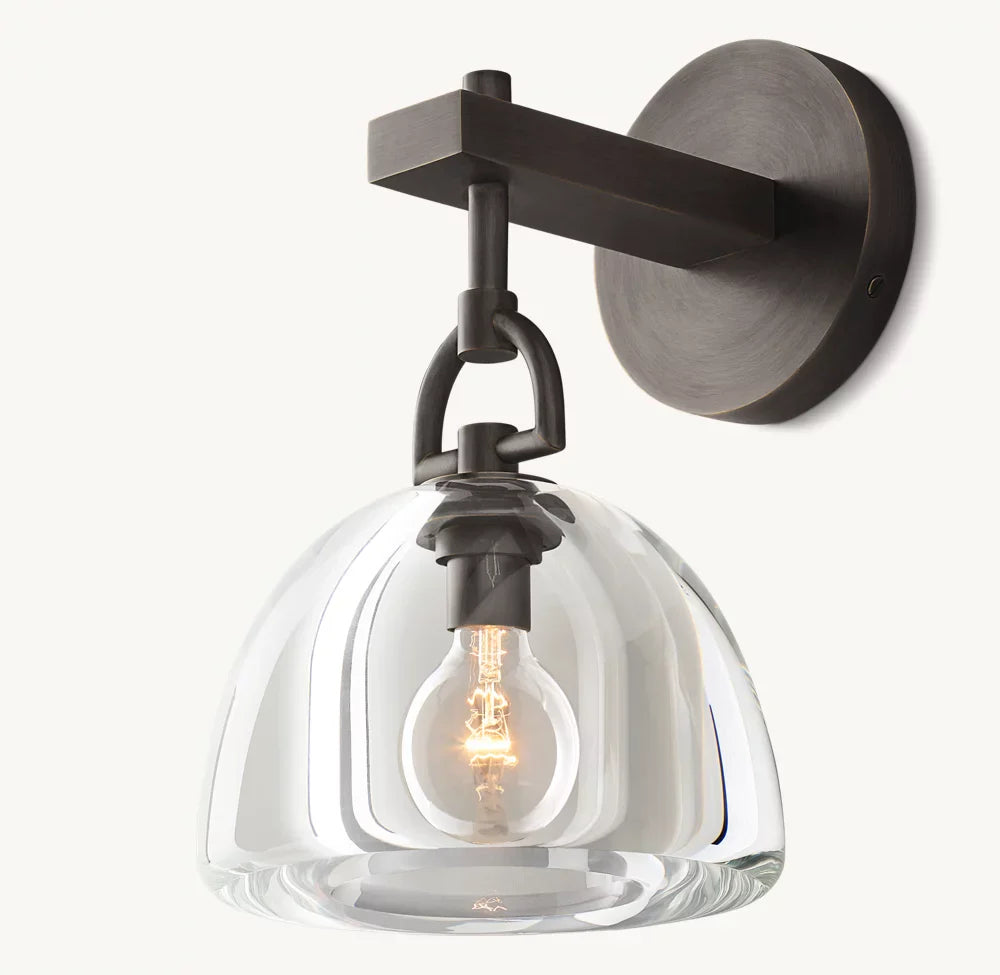Botanist Dome Wall Light, Bedroom Wall Sconce, detail 11
