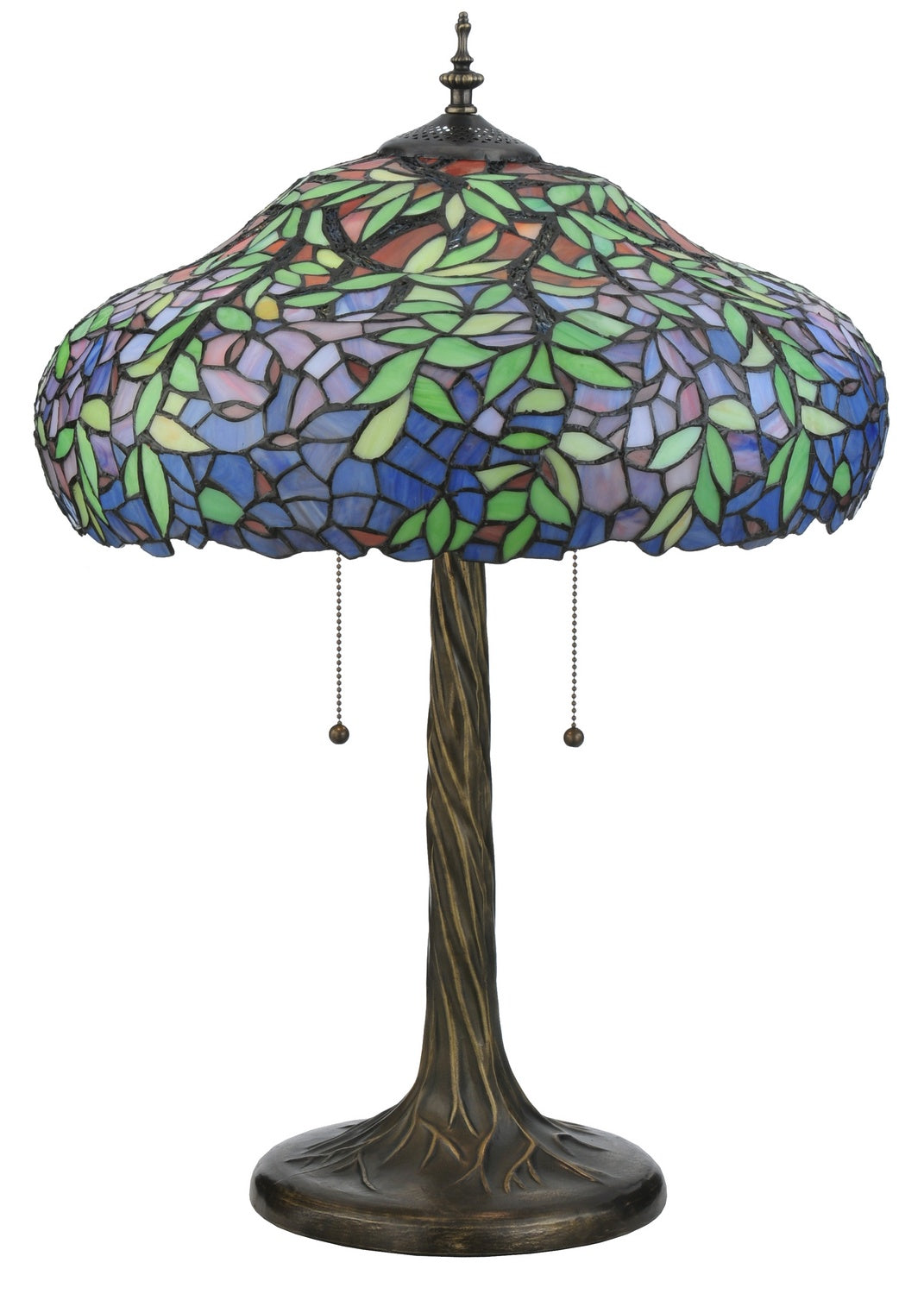 Duffner And Kimberly Laburnum 28 Inch 3-Light 28.00" Antique,Mahogany Bronze Table Lamp front view