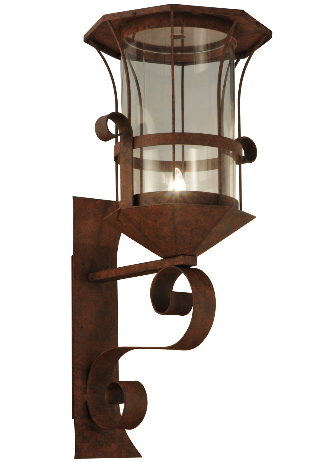 Beacon 1-Light 45.00" Cajun Spice Wall Sconce front view