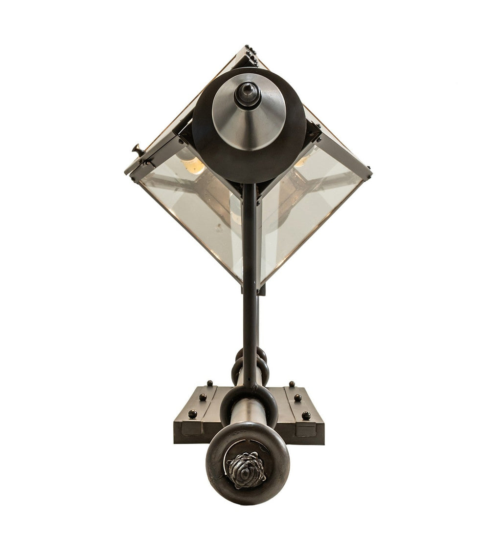 August 4-Light 64.00" Craftsman Brown Wall Sconce detail view 4