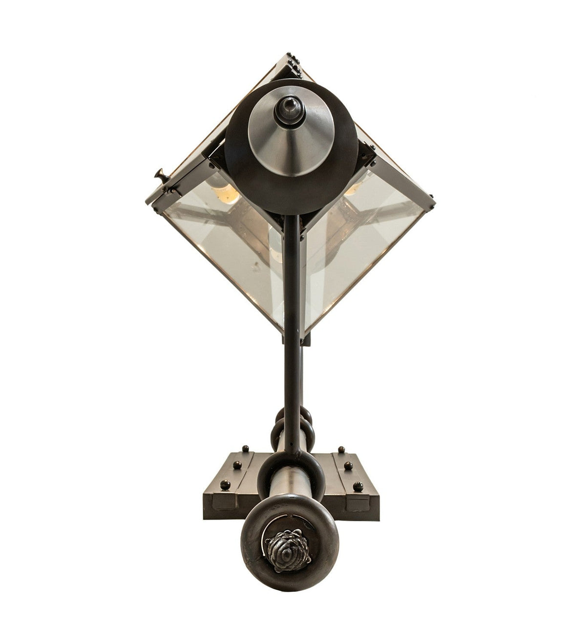 August 4-Light 64.00" Craftsman Brown Wall Sconce detail view 4