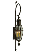 August 4-Light 64.00" Craftsman Brown Wall Sconce front view