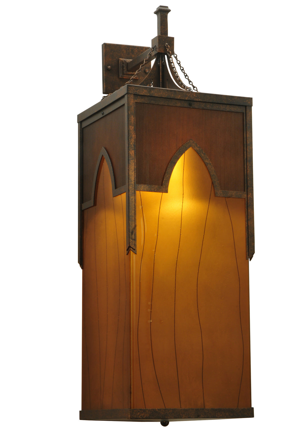 Bellver 2-Light 47.00" Gilded Tobacco Wall Sconce front view