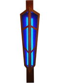 Deep Polaris 78.50" Transparent Copper LED Wall Sconce front view