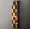 Modernist Grid Grand Wall Light, Bedroom Wall Sconce, Dimensions Overall: 23"