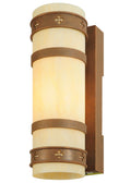 Byzantine 1-Light 19.50" Antique Rust LED Wall Sconce front view