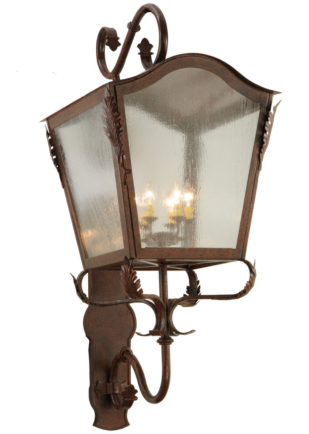 Christian 6-Light 54.25" Dark Bronze Wall Sconce front view