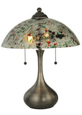 Metro Fusion 21 Inch 2-Light 21.25" Red/Green Confetti Table Lamp front view