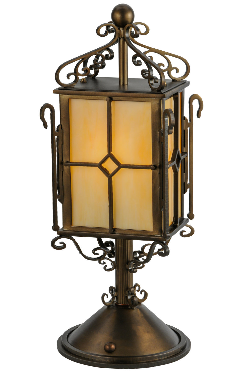 Standford 19 Inch 1-Light 19.00" Antique Copper Table Lamp front view