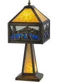 Deer Lodge 21 Inch 1-Light 21.00" Craftsman Brown Table Lamp front view