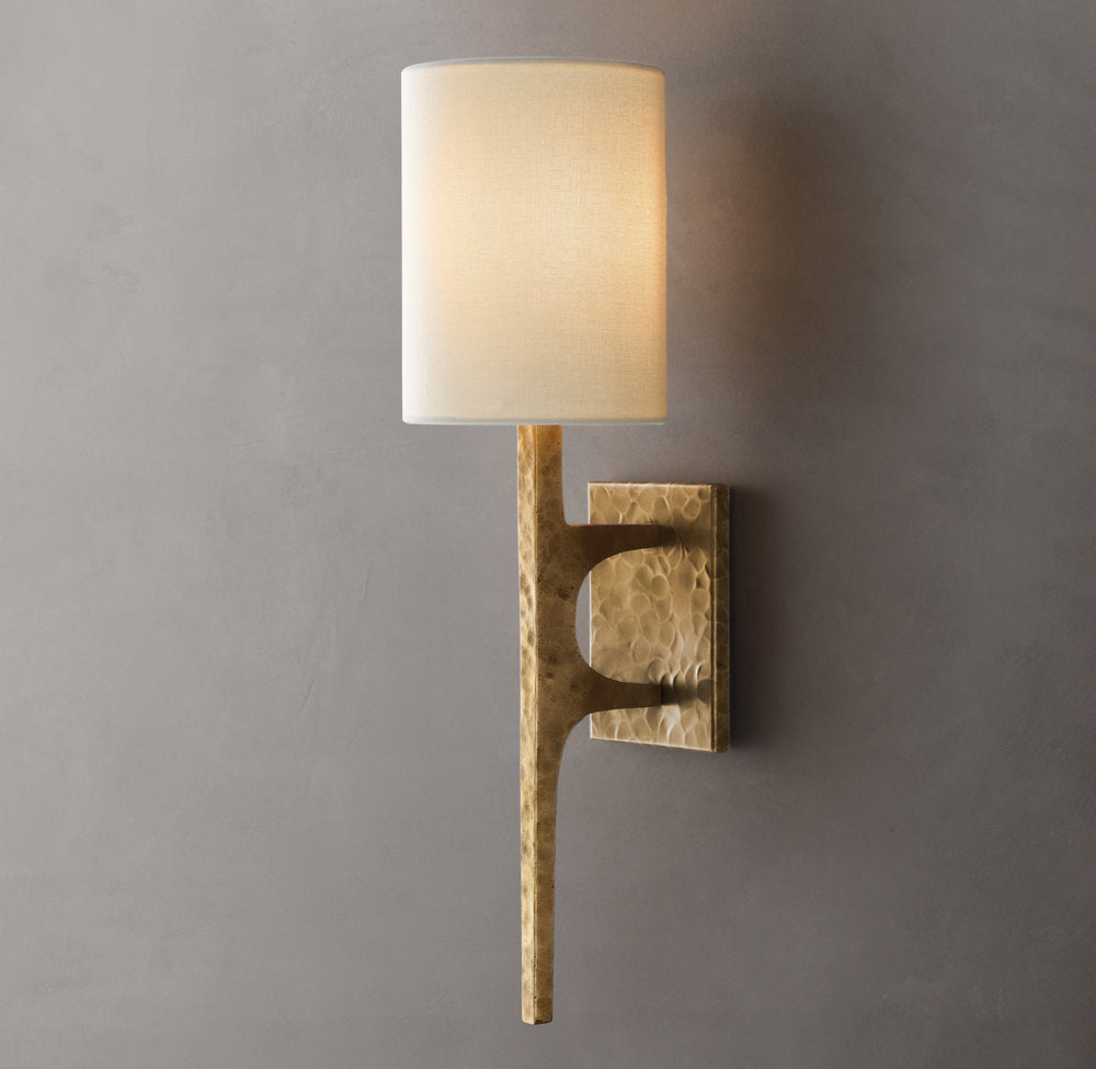 Wright Wall Light, Bedroom Wall Sconce, 6"W x 7"D