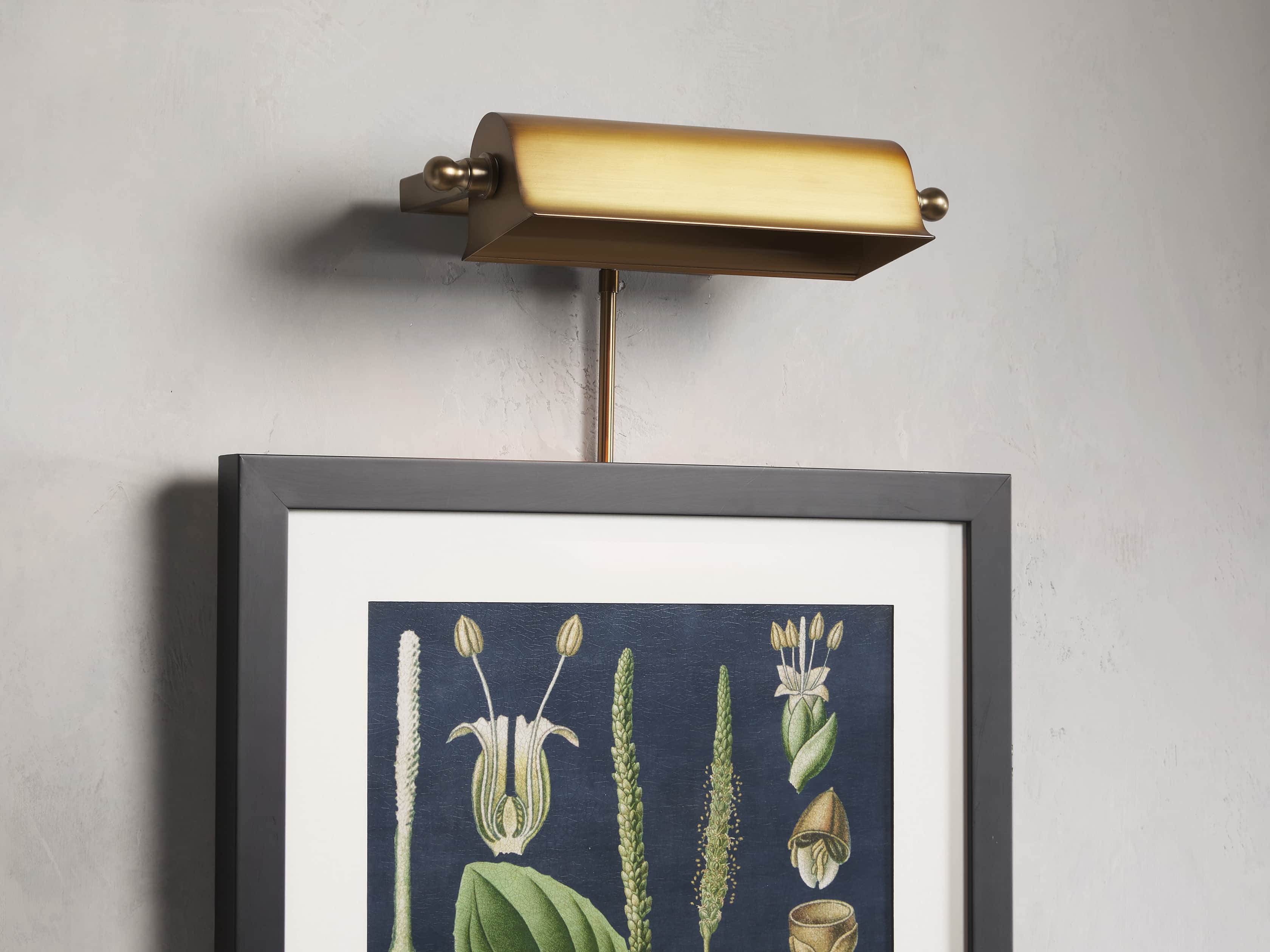 Metal Tremont Picture Light, Plug-In Wall Sconce, detail 2
