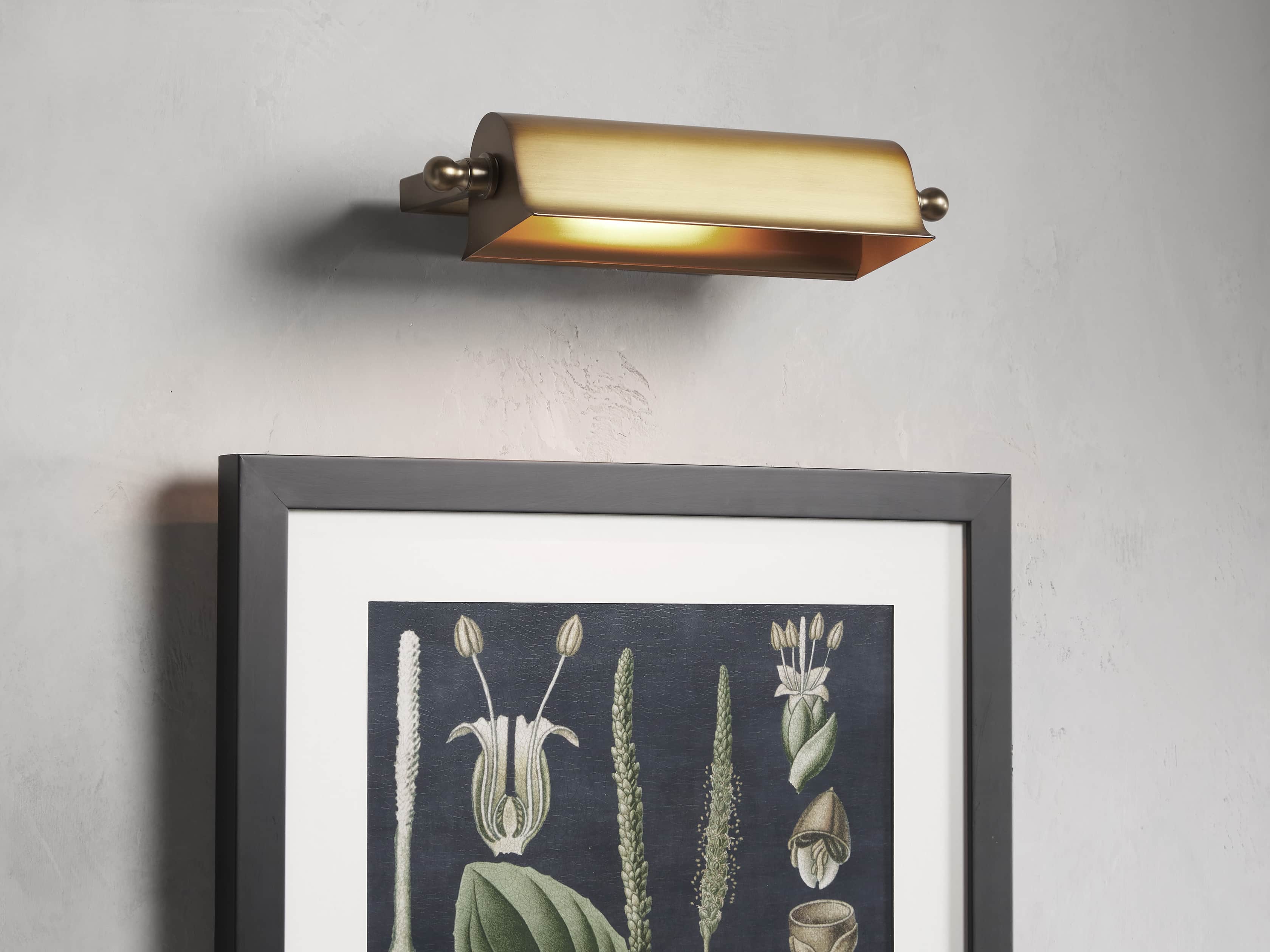 Metal Tremont Picture Light, Plug-In Wall Sconce, detail 5