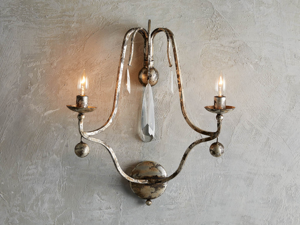 Bonita Wall Light, Bathroom Wall Sconce, Dimensions 18"