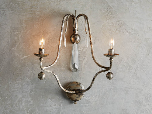Bonita Wall Light, Bathroom Wall Sconce, Dimensions 18"