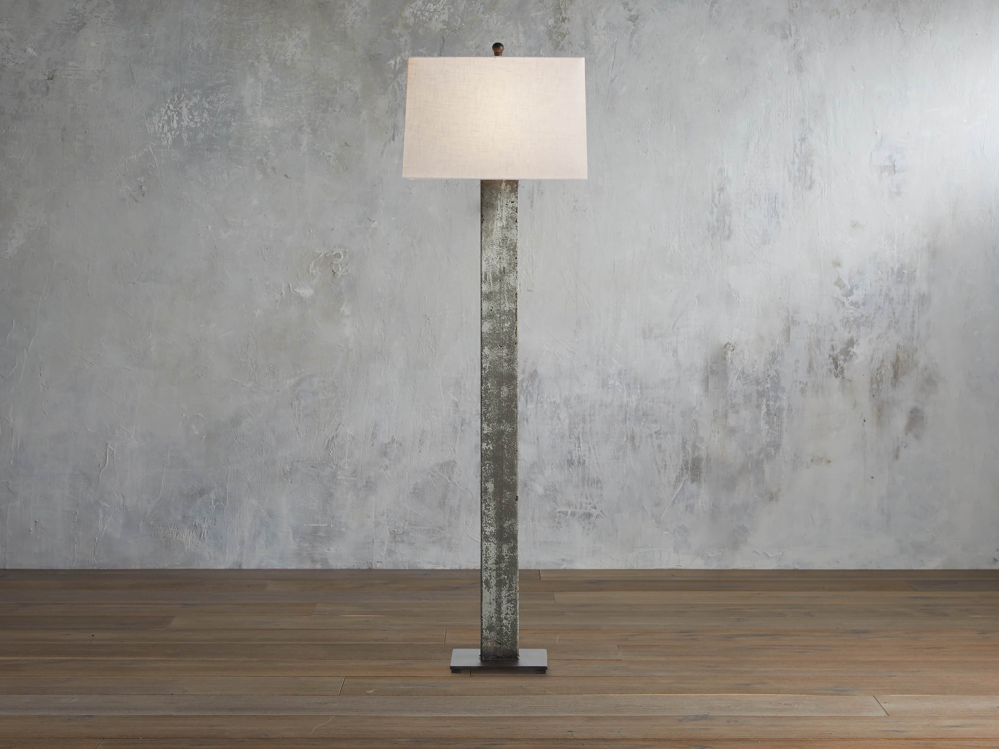 Avery Column Floor Light, Floor Lamp, 19" w x 12.25" d x 12.5" h