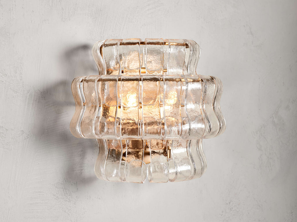 Ghiaccio Wall Light, Hardwired Wall Sconce, detail 5
