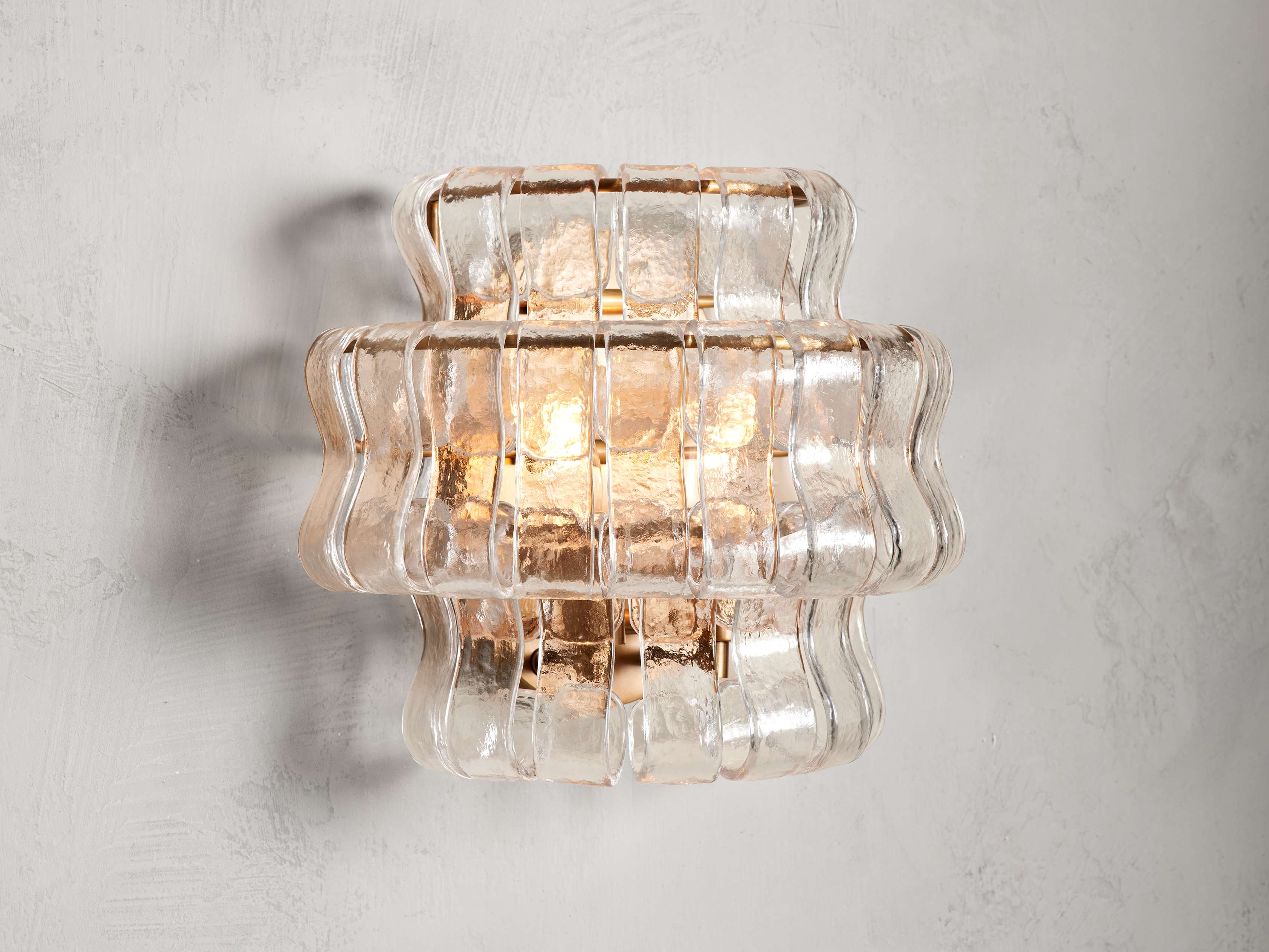 Ghiaccio Wall Light, Hardwired Wall Sconce, detail 5