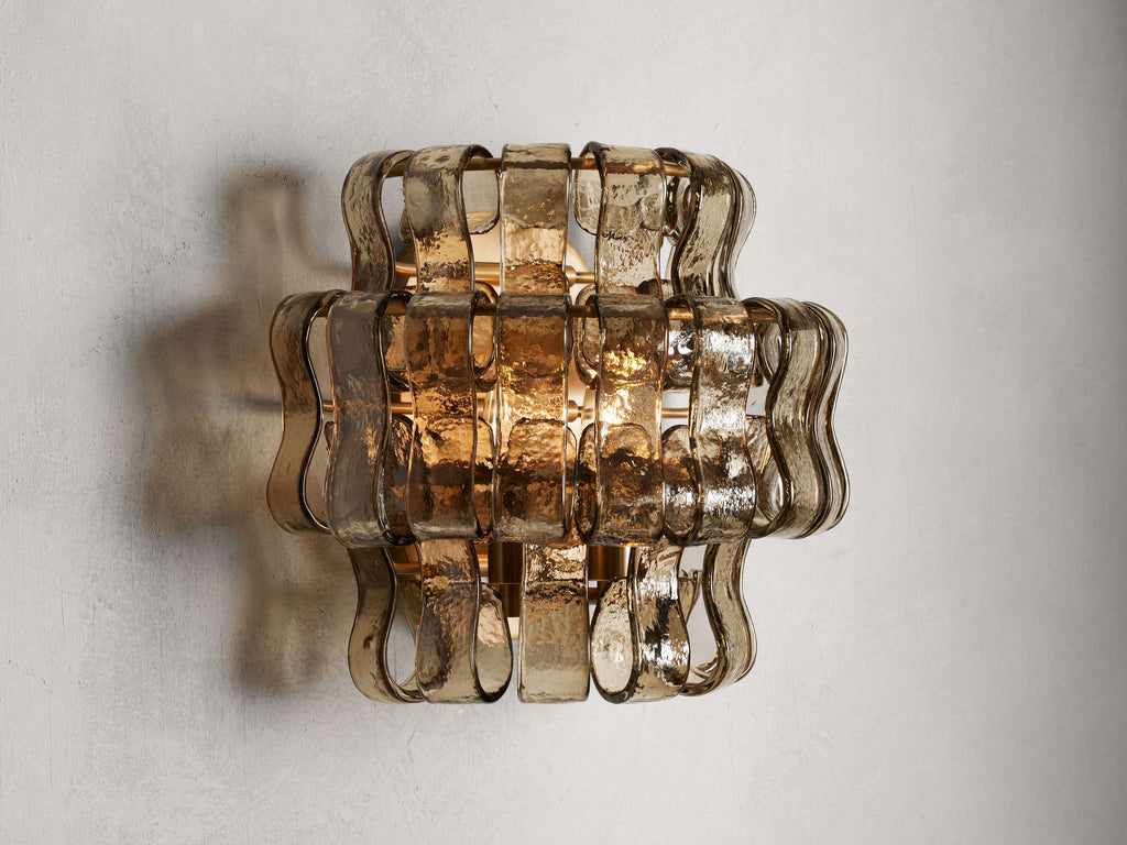 Ghiaccio Wall Light, Hardwired Wall Sconce, detail 6