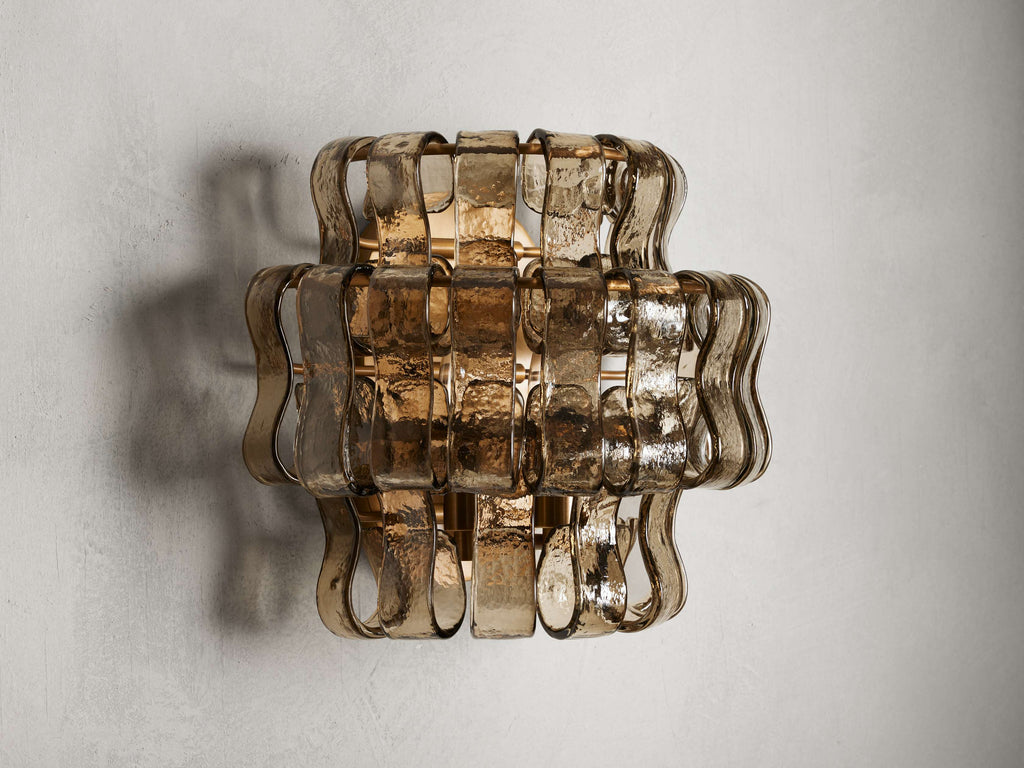Ghiaccio Wall Light, Hardwired Wall Sconce, detail 2