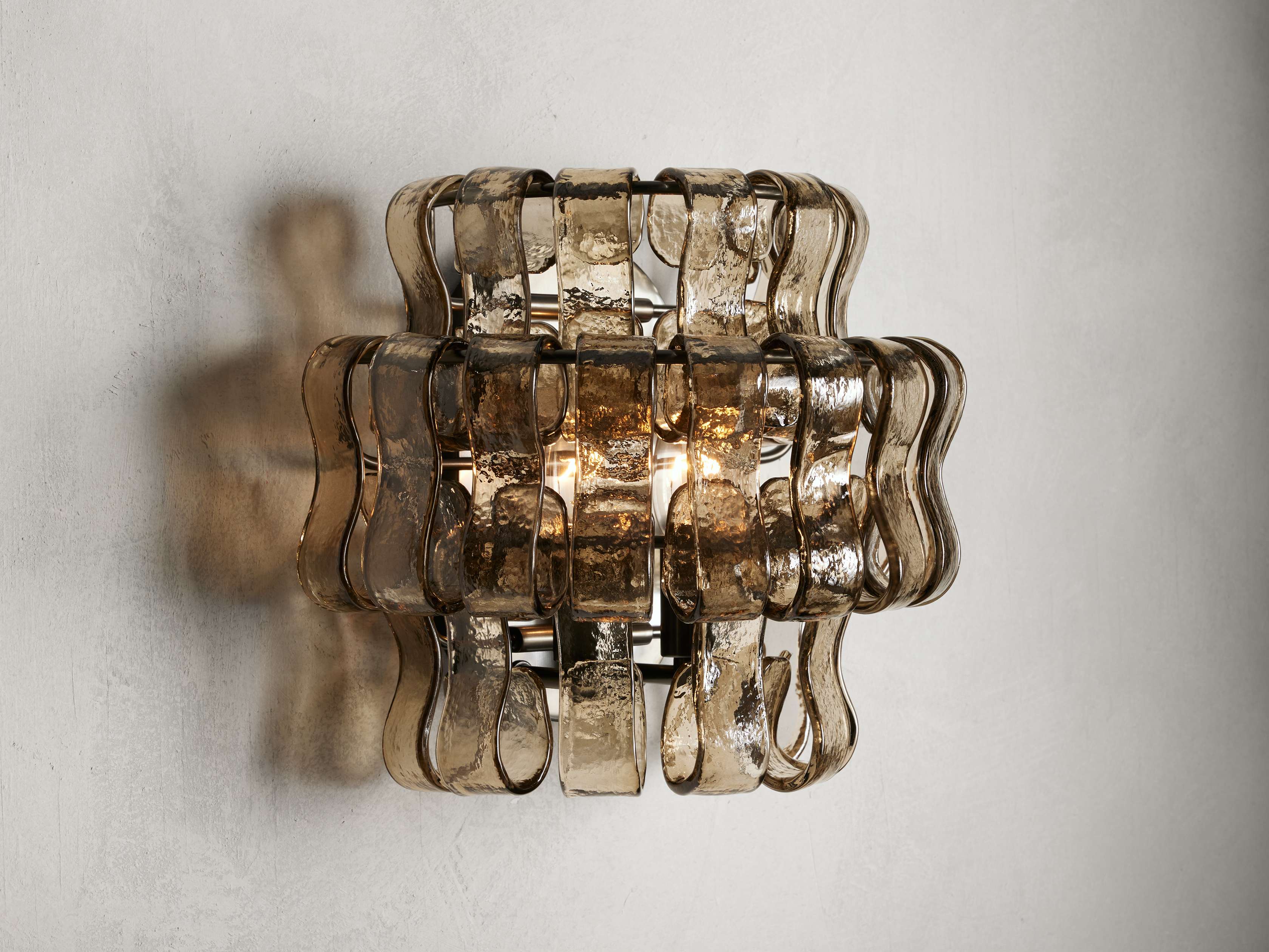 Ghiaccio Wall Light, Hardwired Wall Sconce, 75" d x 8.75" h