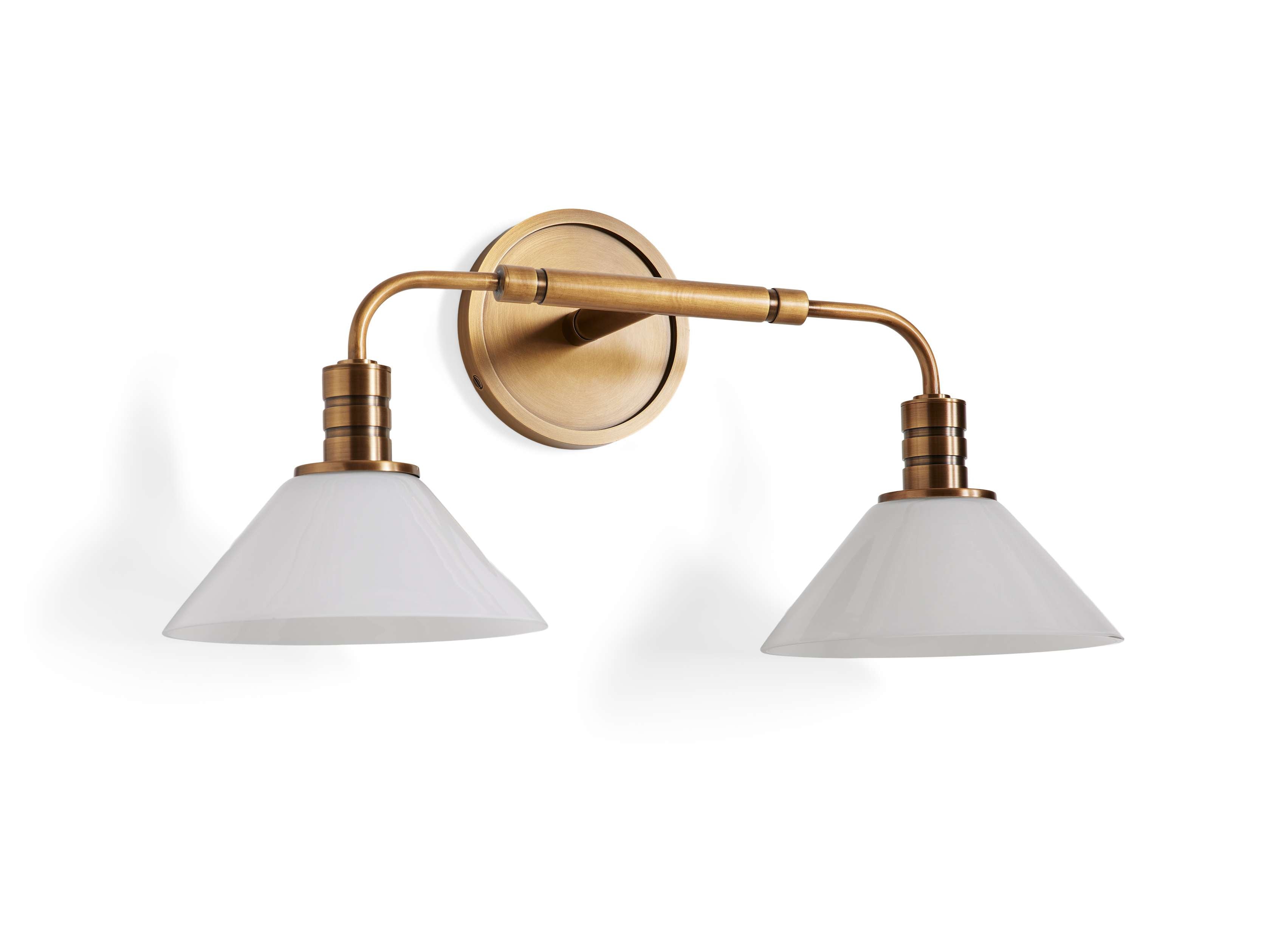 Theron Double Wall Light, Hardwired Wall Sconce, detail 7