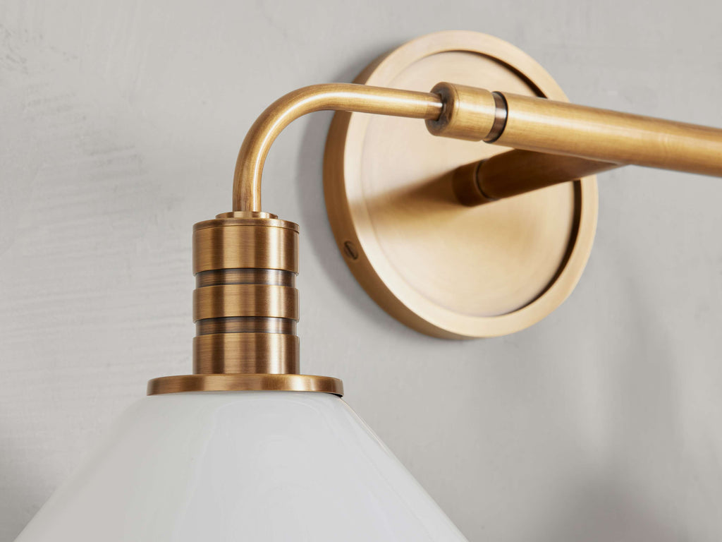 Theron Double Wall Light, Hardwired Wall Sconce, detail 8