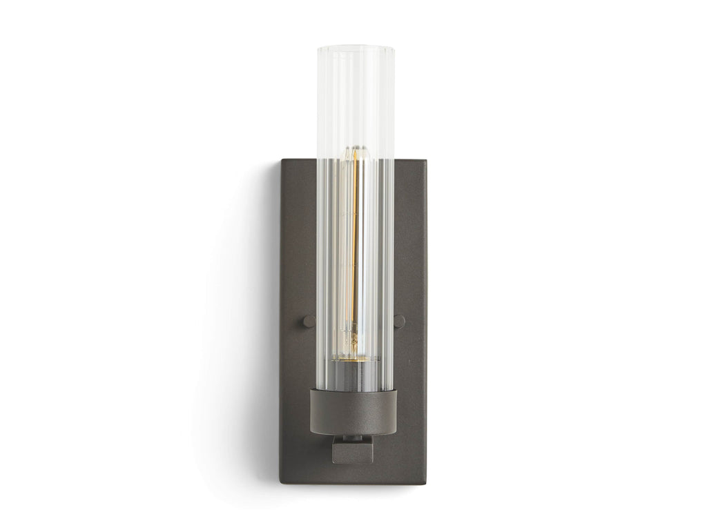 Andreas Wall Light in Bronze, Hardwired Wall Sconce, detail 4