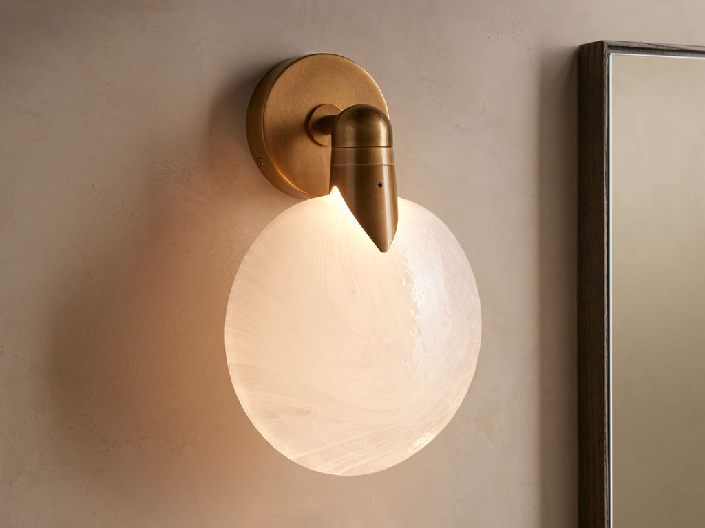 Lyla Wall Light, Hardwired Wall Sconce, 4.75" w x 4.75" h
