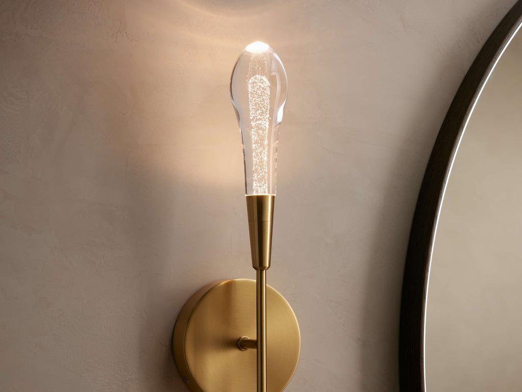 Soltaire Double Wall Light, Hardwired Wall Sconce, detail 8