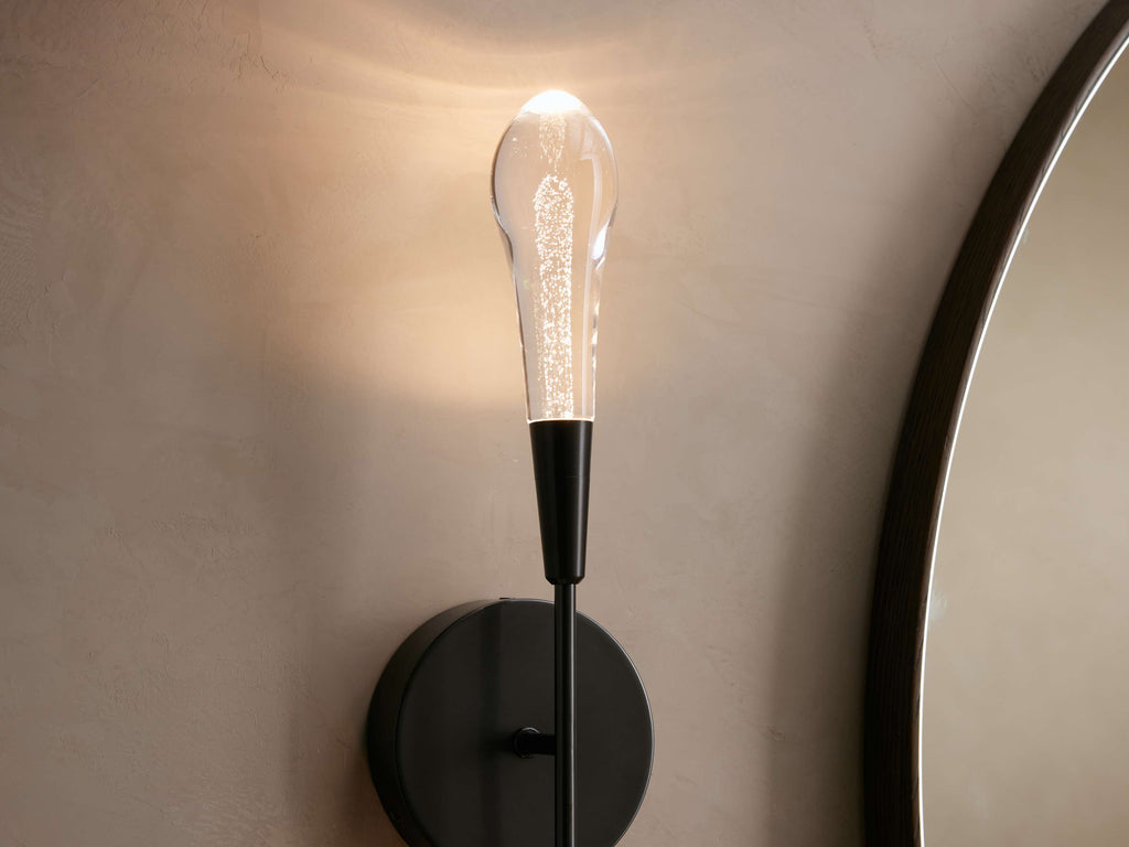 Soltaire Double Wall Light, Hardwired Wall Sconce, detail 11