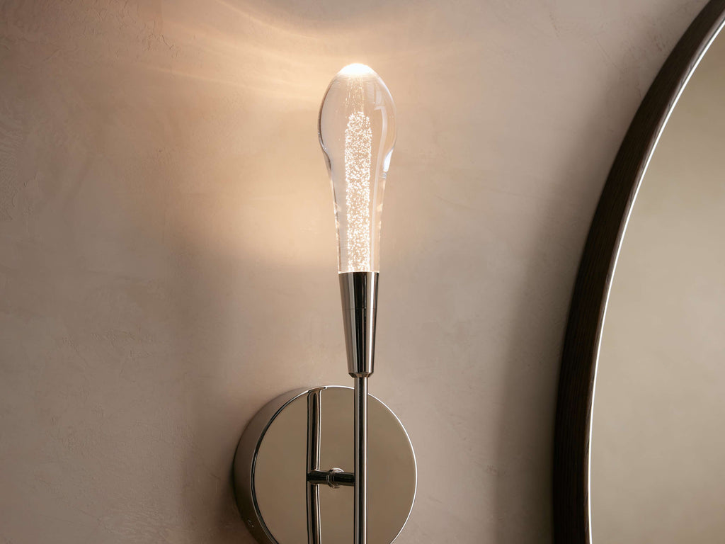 Soltaire Double Wall Light, Hardwired Wall Sconce, detail 3