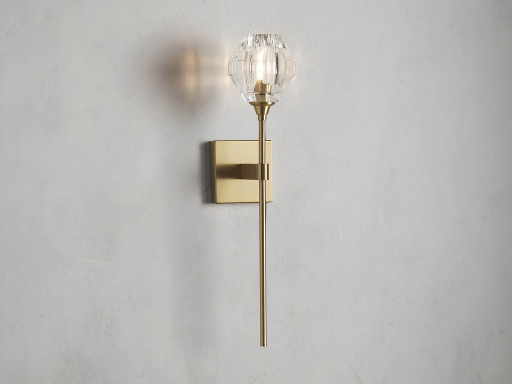 Amoroso Wall Light, Hardwired Wall Sconce, 4.75" w x 0.75" d x 4.75" h