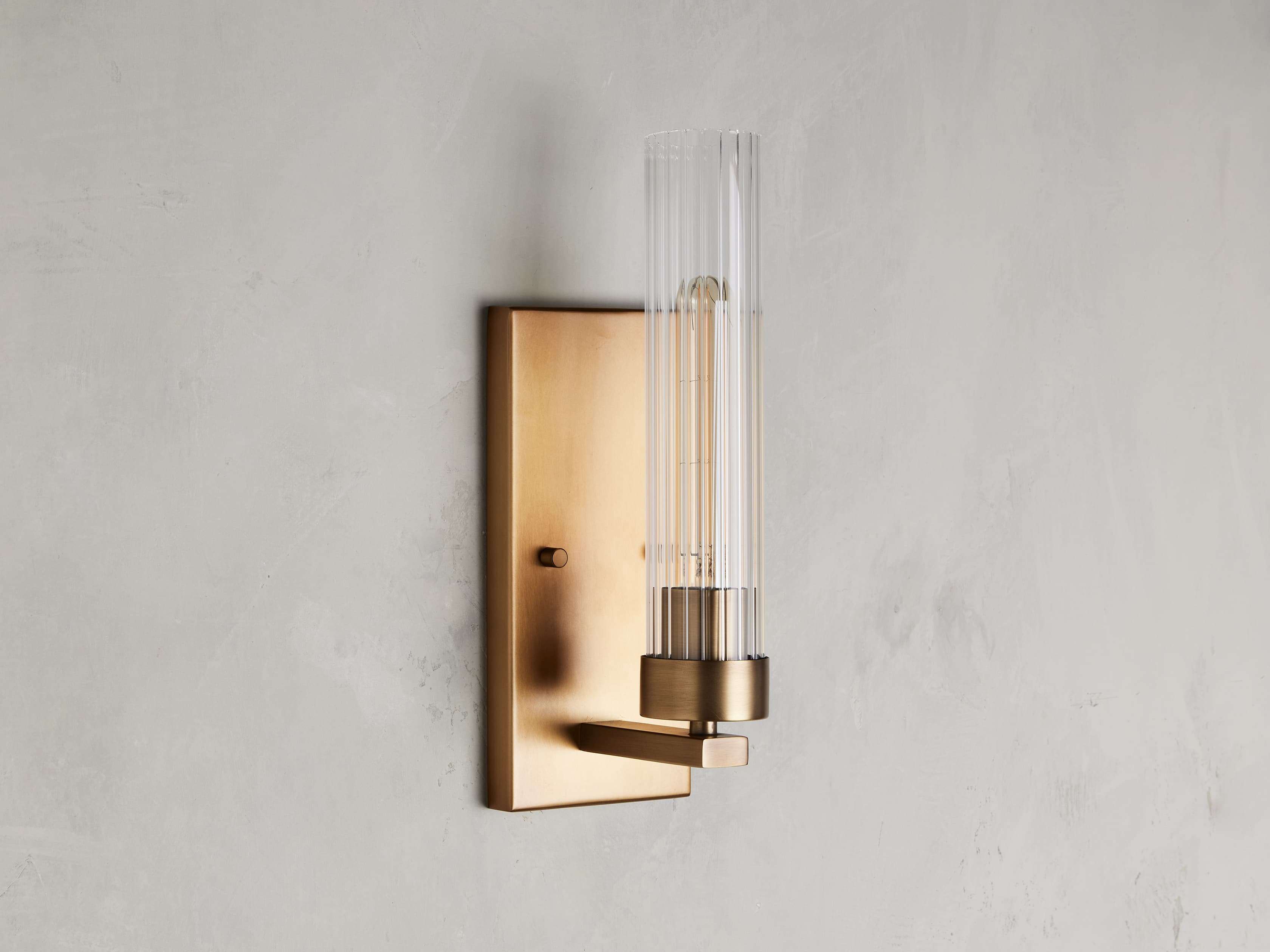 Andreas Wall Light, Hardwired Wall Sconce, detail 5